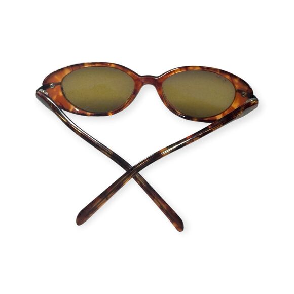Maui Jim MJ-147-10 Oval Polarized Sunglasses Dark Brown Tortoise Frames Japan main image 6